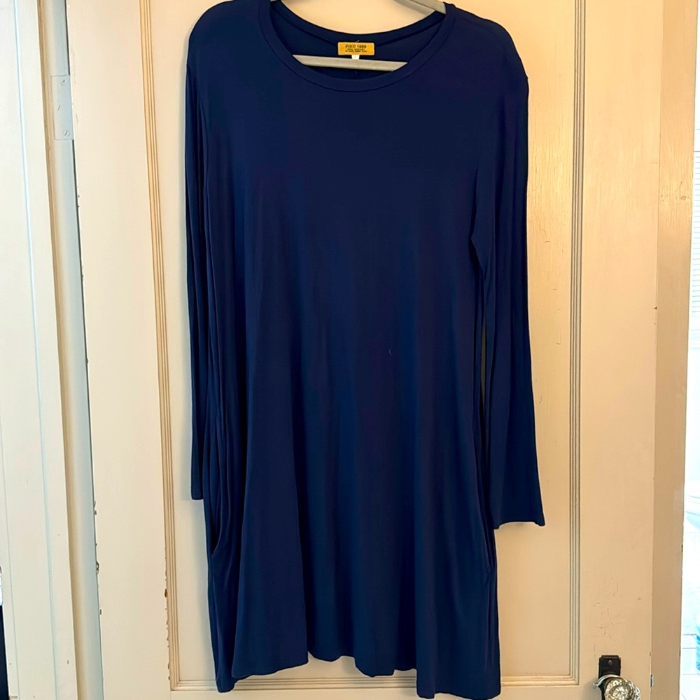Pico 1988 Long Sleeve Dress With Pockets